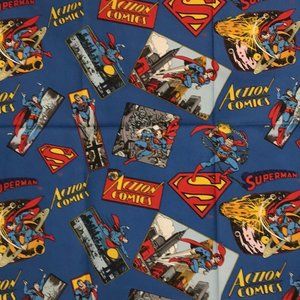 Superman Fabric 18 x 43 inches